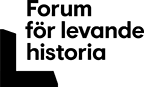 Bilden visar Forum för levande historias logotyp.