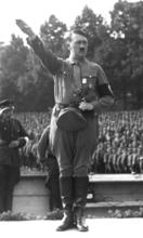 Adolf Hitler under rikspartidagarna.