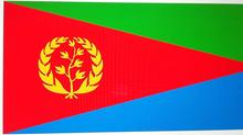Eritreas flagga.