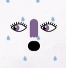 Illustration av förvånat ansikte.