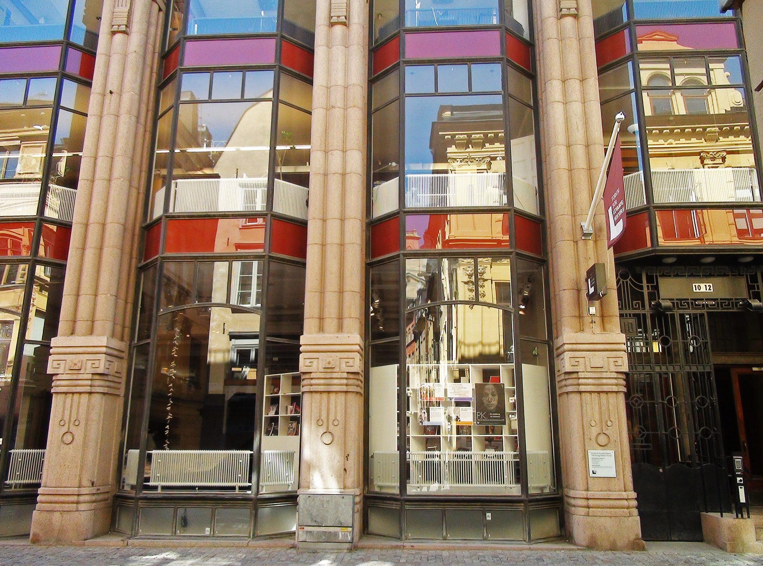The image shows the facade of the building.